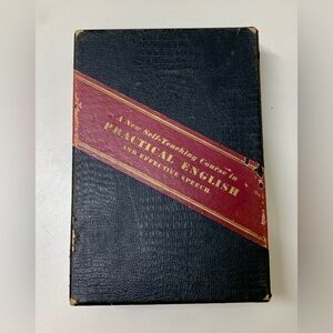 1930s Vintage A New Self-Teaching Course in PRACTICAL ENGLISH & PROPER SPEAKING